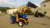 Минитрактор JM 244 с фронтальным погрузчиком