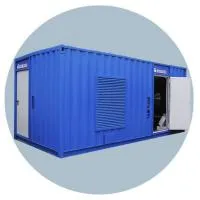 Блок контейнер для размещения ДГУ на раме 4500х2450х2450 мм