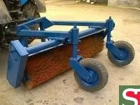 Щетка коммунальная МК-4.1 (опорные колеса 5х10) для трактора МТЗ-80/82