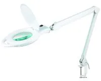Лампа-лупа 8060LED-U со светодиодной подсветкой на струбцине, увеличение 5 диоптрии
