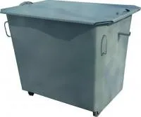 Контейнер с крышкой на колесах 1.1м3