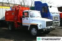 Мусоровоз на шасси газ-3309